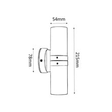 GU10 12.5cm Fixed Outdoor Wall Light